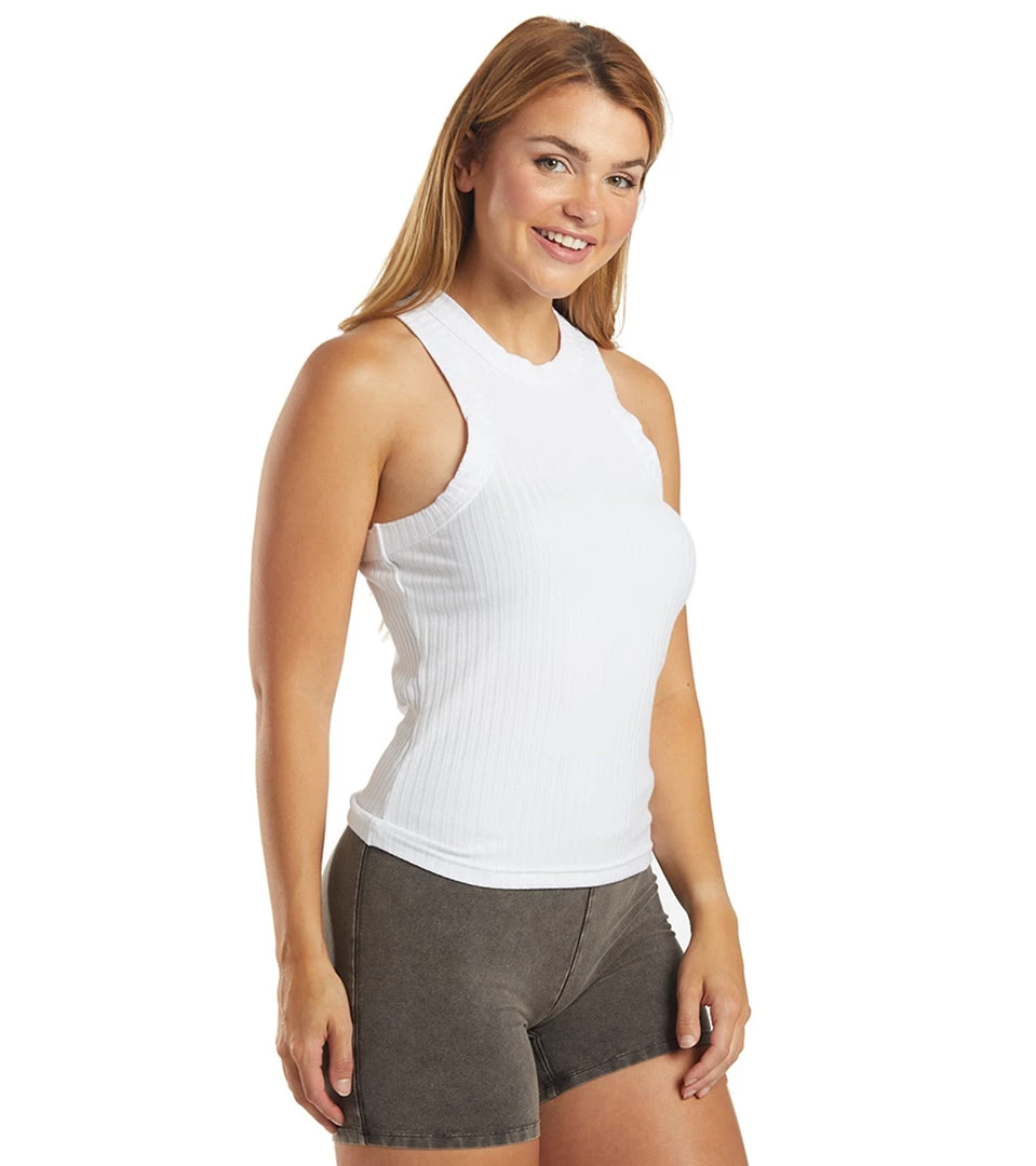 Free People Blissed Out Yoga Tank White NEW ARRIVALS 7 Free People Blissed Out Yoga Tank White NEW ARRIVALS