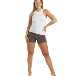 Free People Hot Shot Bike Shorts Black CLOTHING