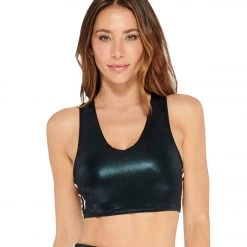 Electric Yoga Limitless Shine Bra Black CLOTHING