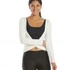 Electric Yoga Liberty Long Sleeve Top White CLOTHING