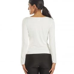 Electric Yoga Liberty Long Sleeve Top White CLOTHING