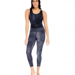 CLOTHING Electric Yoga Tie Dye 7/8 Yoga Leggings Black