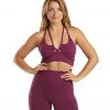 Free People Ready To Rouche Bra Acai CLOTHING