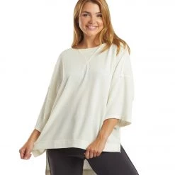 CLOTHING Free People Rugby Match Short Sleeve Tee Brushed Sail