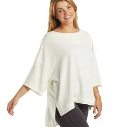 CLOTHING Free People Rugby Match Short Sleeve Tee Brushed Sail