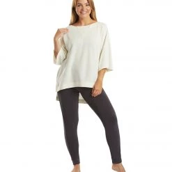 CLOTHING Free People Rugby Match Short Sleeve Tee Brushed Sail