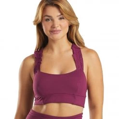 CLOTHING Free People Stay Centered Bra Acai