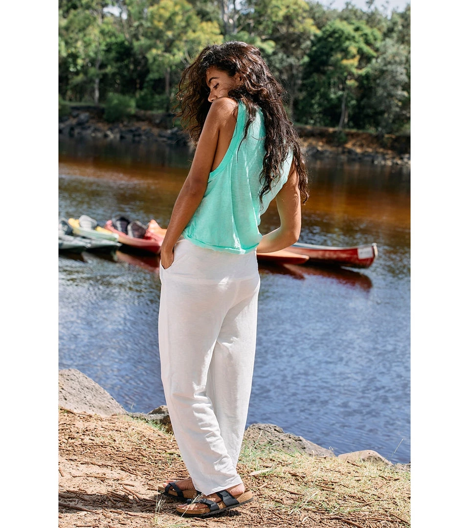 Free People Surfside Joggers White CLOTHING 9 Free People Surfside Joggers White CLOTHING