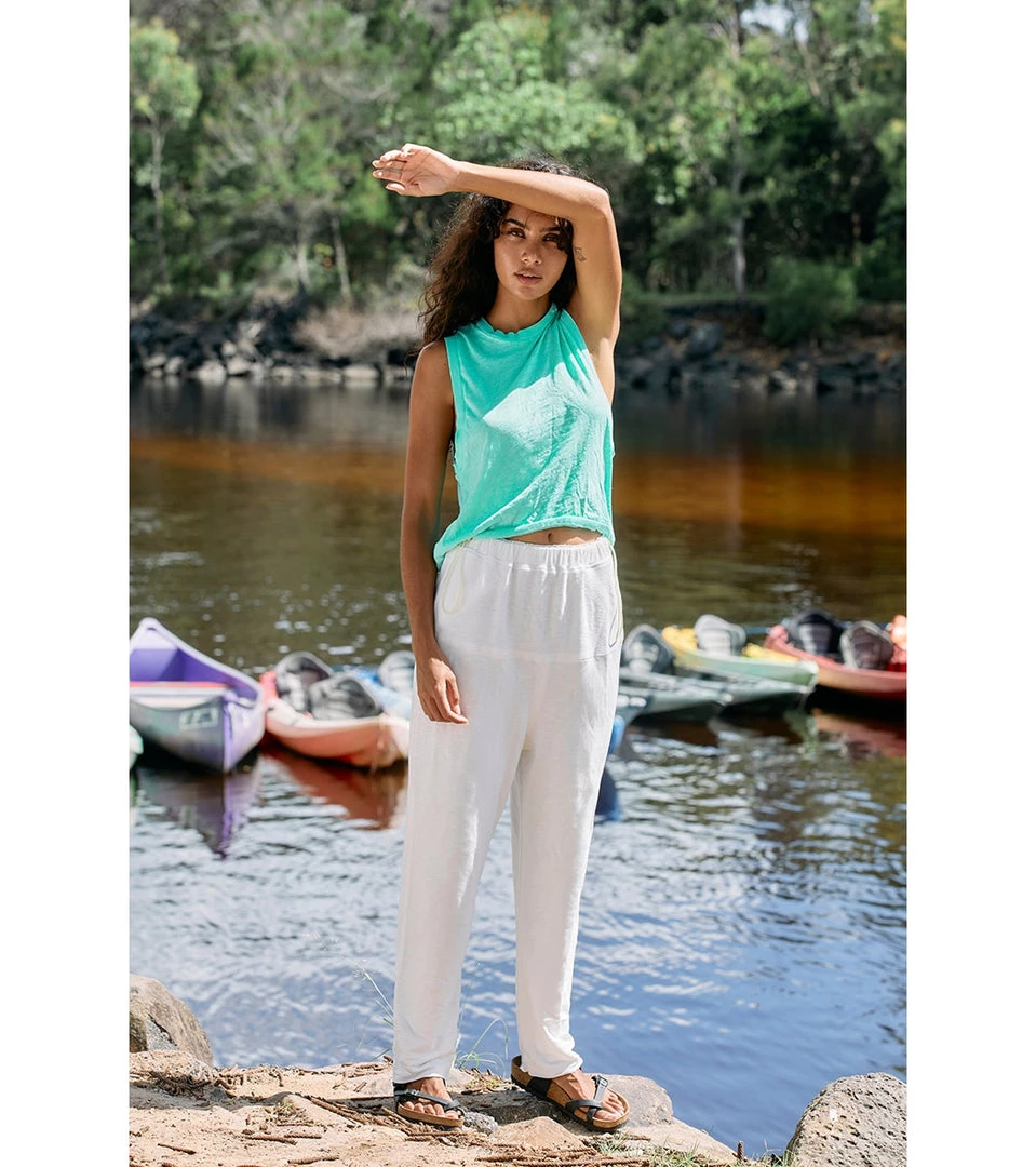 Free People Surfside Joggers White CLOTHING 10 Free People Surfside Joggers White CLOTHING