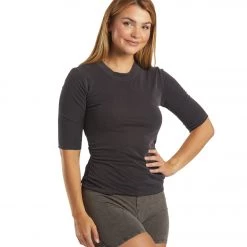 Free People Talk To Me Tee Black CLOTHING