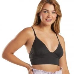 CLOTHING Free People Sage Longline Bra Black