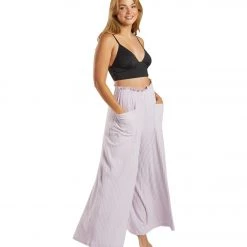 CLOTHING Free People Blissed Out Wide Leg Pants Dew Berry