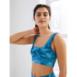 Free People Good Karma Bra Tie Dye Blue Peacock 16 Free People Good Karma Bra Tie Dye Blue Peacock