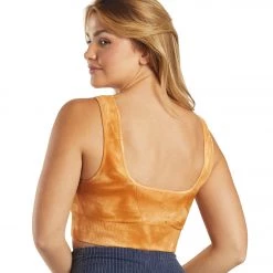 Free People Good Karma Bra Tie Dye Burnt Topaz