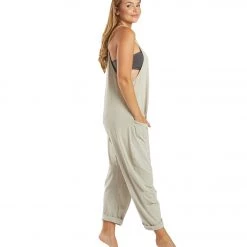 NEW ARRIVALS Free People Hot Shot Onesie Green Smoke