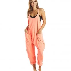 Free People Hot Shot Onesie Hot Watermelon NEW ARRIVALS