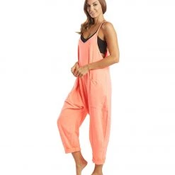 Free People Hot Shot Onesie Hot Watermelon NEW ARRIVALS