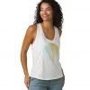 PrAna Organic Graphic Tank White 1 PrAna Organic Graphic Tank White