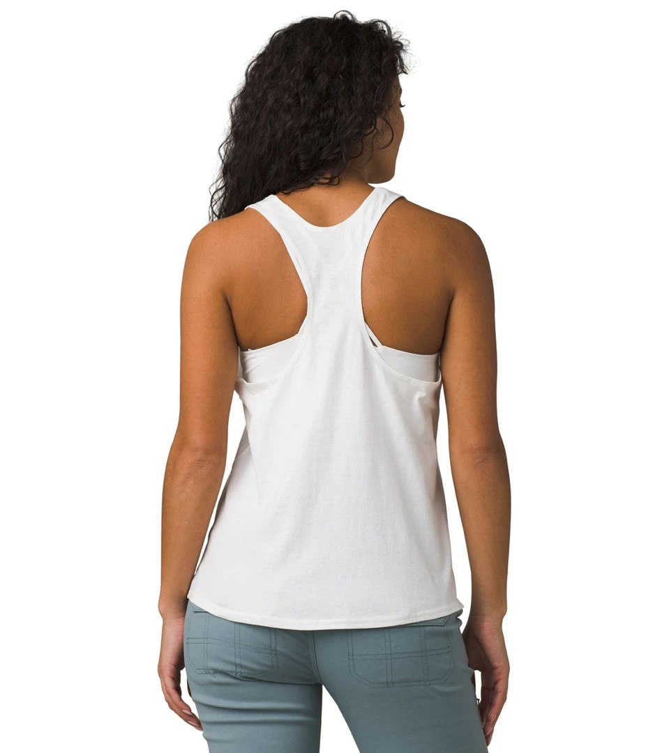 PrAna Organic Graphic Tank White 4 PrAna Organic Graphic Tank White