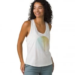 PrAna Organic Graphic Tank White 11 PrAna Organic Graphic Tank White