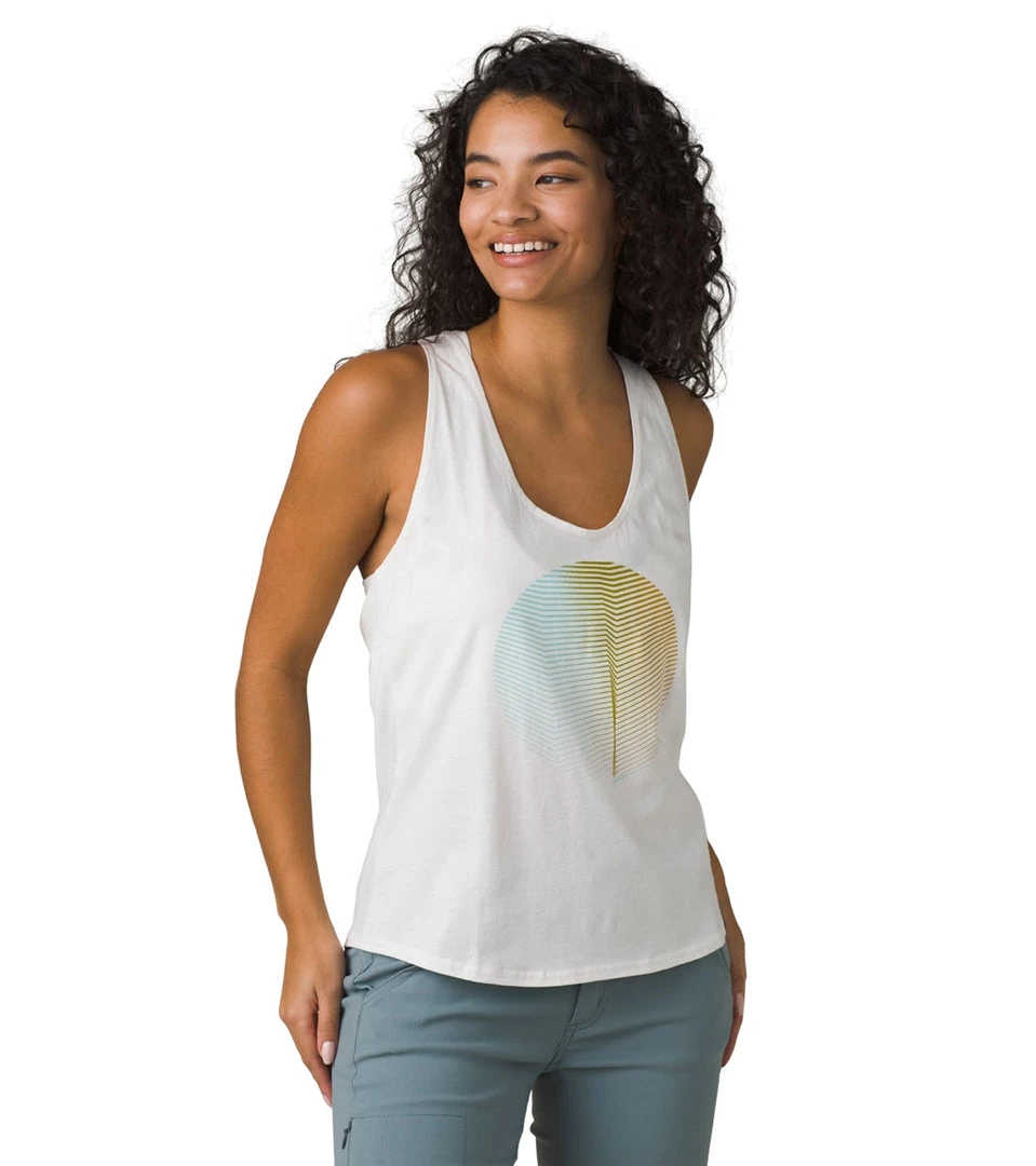 PrAna Organic Graphic Tank White 7 PrAna Organic Graphic Tank White
