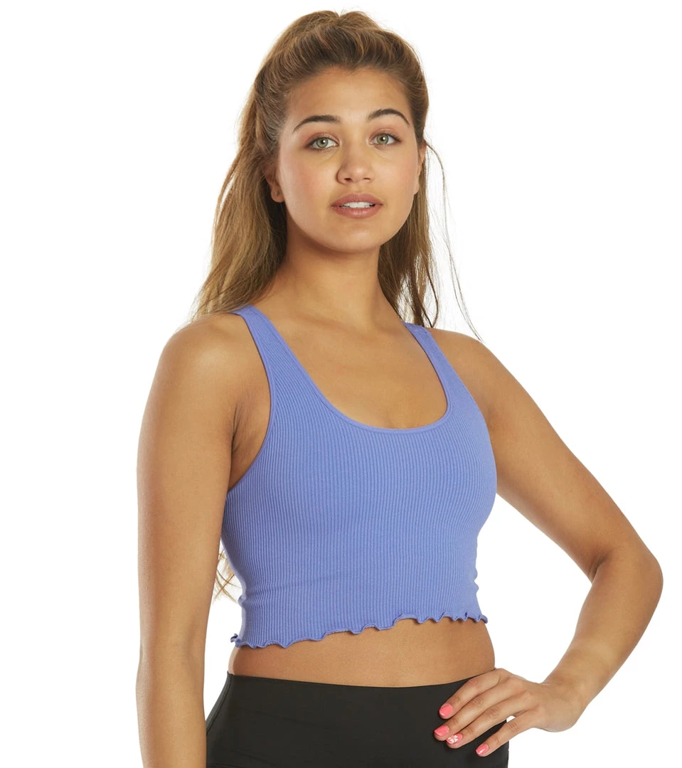 CLOTHING Spiritual Gangster Amor Crop Tank Iris 4 CLOTHING Spiritual Gangster Amor Crop Tank Iris