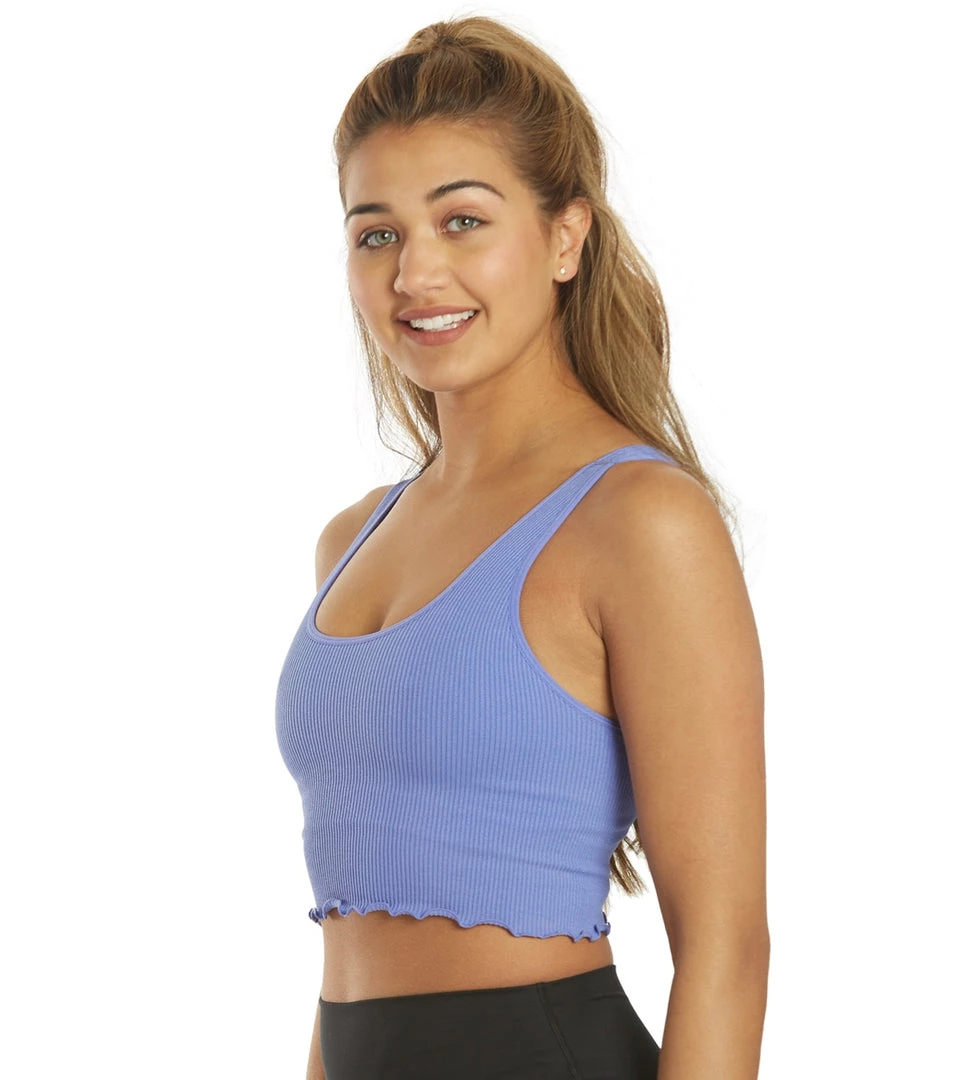 CLOTHING Spiritual Gangster Amor Crop Tank Iris 7 CLOTHING Spiritual Gangster Amor Crop Tank Iris