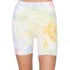 Spiritual Gangster Biker Shorts Sunny Daze Swirl