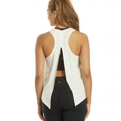 CLOTHING Spiritual Gangster Dream Tie Back Tank Stone