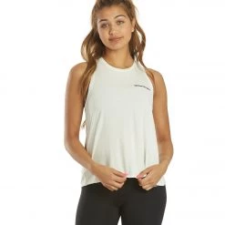 CLOTHING Spiritual Gangster Dream Tie Back Tank Stone