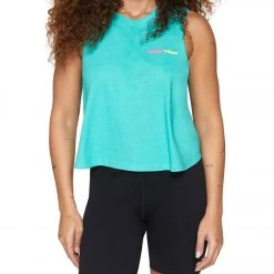 Spiritual Gangster Aloha Vibes Crop Tank CLOTHING