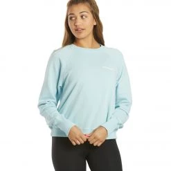 Spiritual Gangster Bridget Raglan Pullover Sky