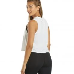 CLOTHING Spiritual Gangster Warrior Active Crop Tank White