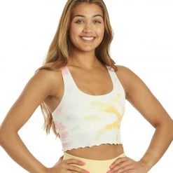 Spiritual Gangster Amor Crop Tank Sunny Daze Swirl