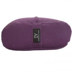 YOGA MATS & PROPS Everyday Yoga Low Impact Cotton Rectangular Yoga Bolster Plum