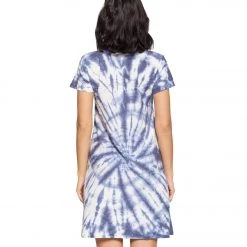 Yak & Yeti Dress Tie Dye Textured Fabric With Pockets Blue CLOTHING 9 Yak & Yeti Dress Tie Dye Textured Fabric With Pockets Blue CLOTHING