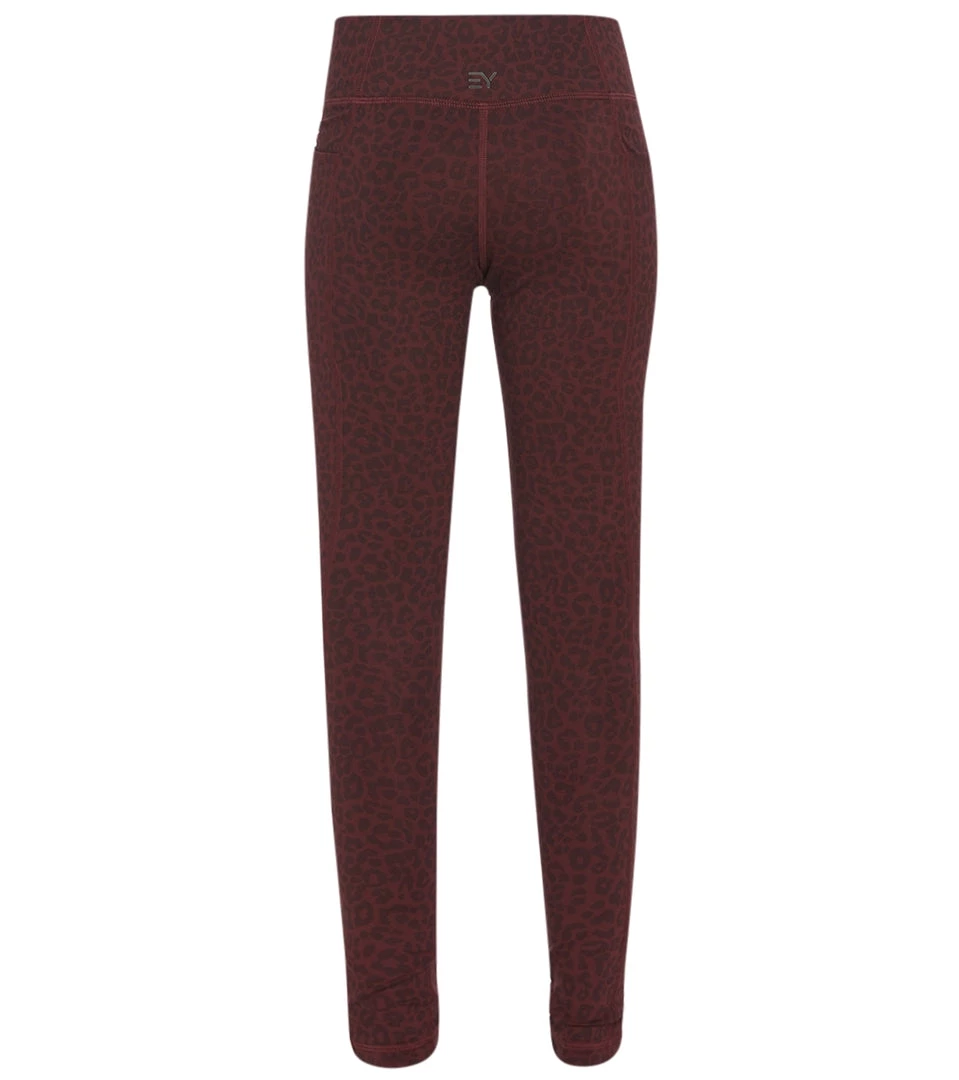 Everyday Yoga Girl Uphold Cheetah High Waisted Leggings With Pockets Burgundy Cheetah CLOTHING 5 Everyday Yoga Girl Uphold Cheetah High Waisted Leggings With Pockets Burgundy Cheetah CLOTHING
