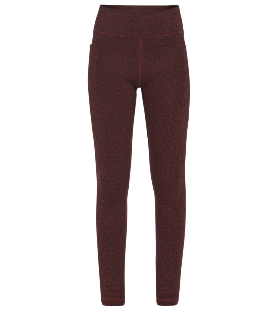Everyday Yoga Girl Uphold Cheetah High Waisted Leggings With Pockets Burgundy Cheetah CLOTHING 7 Everyday Yoga Girl Uphold Cheetah High Waisted Leggings With Pockets Burgundy Cheetah CLOTHING
