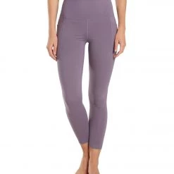 Everyday Yoga Uphold Solid High Waisted 7/8 Leggings With Pockets 25