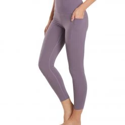 Everyday Yoga Uphold Solid High Waisted 7/8 Leggings With Pockets 25