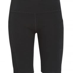 Everyday Yoga Girl Uphold Solid High Waisted Biker Shorts With Pocket Black CLOTHING