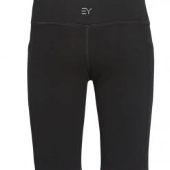 Everyday Yoga Girl Uphold Solid High Waisted Biker Shorts With Pocket Black CLOTHING