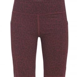 Everyday Yoga Girl Uphold Cheetah High Waisted Biker Shorts With Pocket