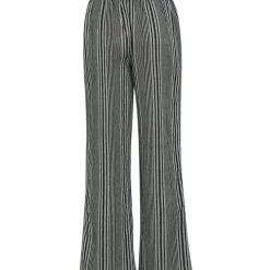 CLOTHING Yak & Yeti Striped Lounging Pants With Pockets Black