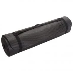 Everyday Yoga ½” Thick Yoga Fitness Exercise Mat With Mat Sling 72” X 26” Black