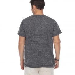 CLOTHING Yak & Yeti Men's T-Shirt Tree Of Life Print Charcoal