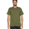 Yak & Yeti Men's Button Up Kurta Green CLOTHING