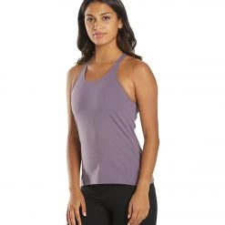 CLOTHING Everyday Yoga Elevated Support Tank Purple Taupe