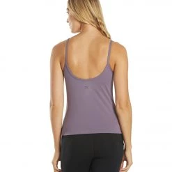 Everyday Yoga Divine Solid Scoop Back Support Tank Purple Taupe CLOTHING 15 Everyday Yoga Divine Solid Scoop Back Support Tank Purple Taupe CLOTHING