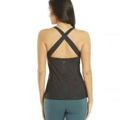 Everyday Yoga Elevated Tribe Support Tank Black Tribal CLOTHING